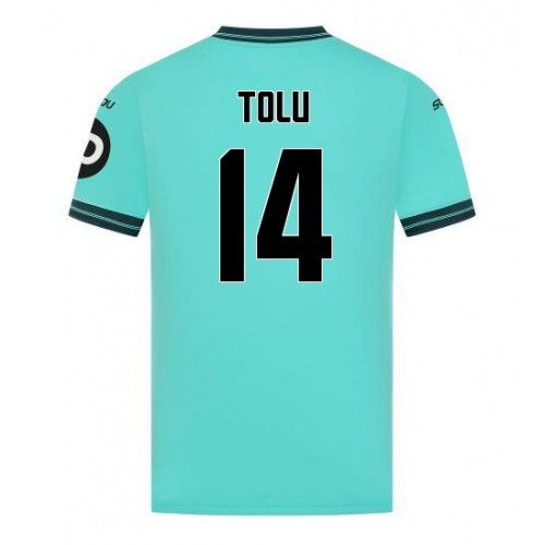 Maglia Calcio Wolves Tolu Arokodare #14 Seconda Divisa 2025-26 Manica Corta